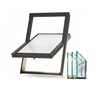 ROOFLITE+ TRIO PINE - Dřevěné střešní okno s trojsklem C2A - rozměr 55*78cm
